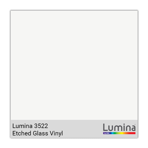 Lumina 3522 Premium Etched Glass Vinyl