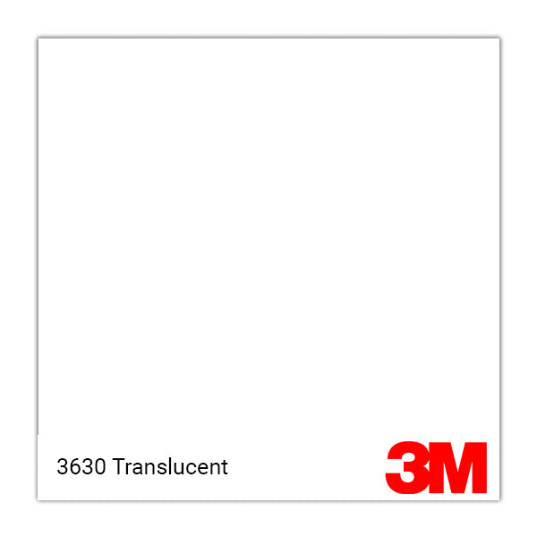 3M 3630 Translucent Graphic Film 020 White