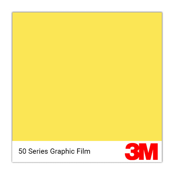 3M 50 Series Graphic Film 024 Lemon Yellow