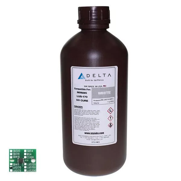 DELTA LUS-170 Ink for Mimaki UV Ink - White