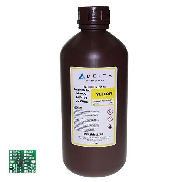 DELTA LUS-170 Ink for Mimaki UV Ink - Yellow