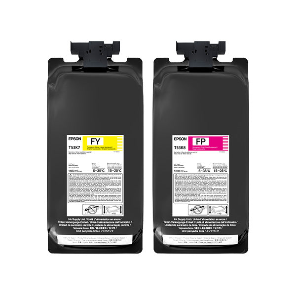 Epson T53K UltraChrome® DS Initial Ink Set Fluorescent Yellow & Fluorescent Pink