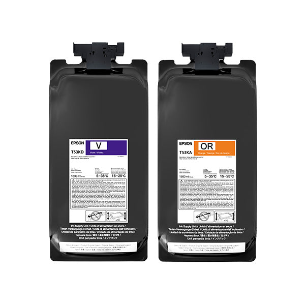Epson T53K UltraChrome® DS Initial Ink Set Orange & Violet