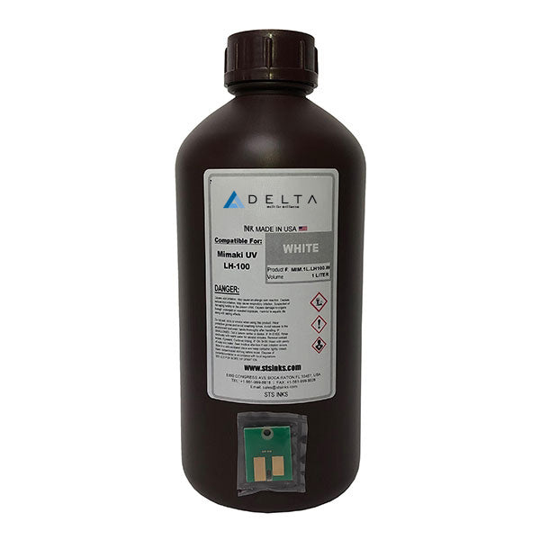 DELTA LH-100 Ink for Mimaki UV Ink - White
