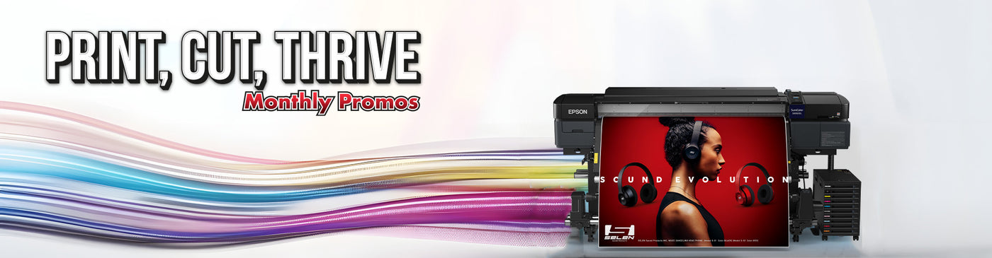 Print, Cut, Thrive Monthly Promos