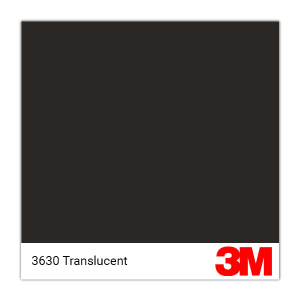 3M 3630 Translucent Graphic Film 022 Black