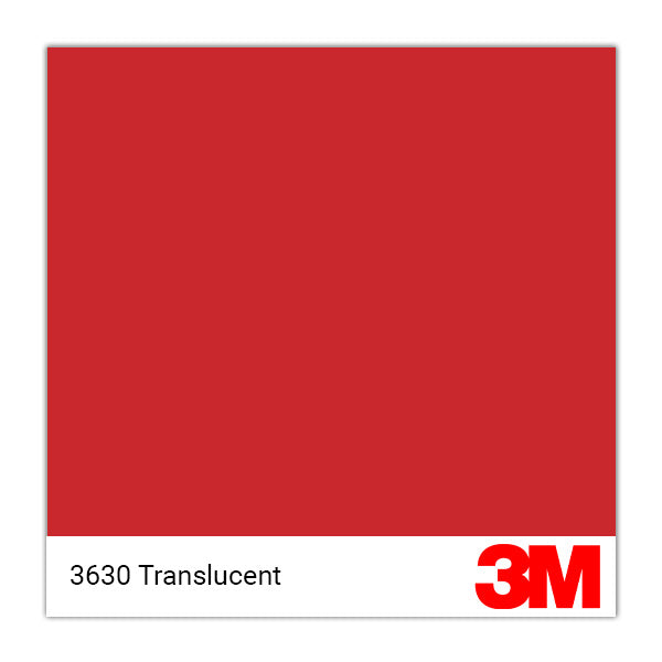 3M 3630 Translucent Graphic Film 033 Red