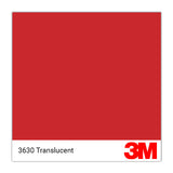 3M 3630 Translucent Graphic Film 033 Red