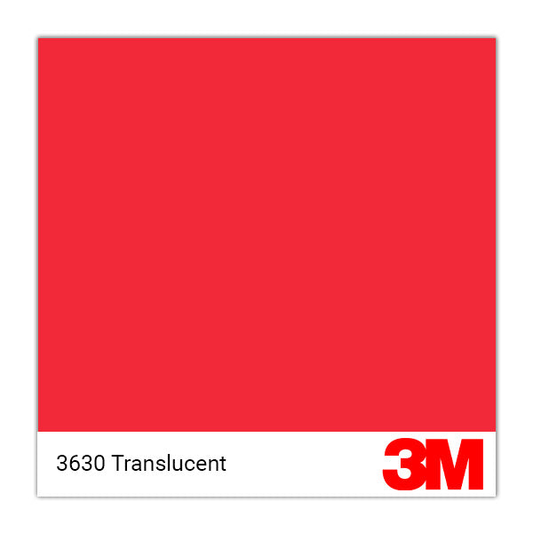 3M 3630 Translucent Graphic Film 043 Light Tomato Red – EPS Sign Supply