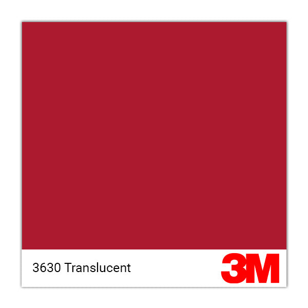 3M 3630 Translucent Graphic Film 053 Cardinal Red