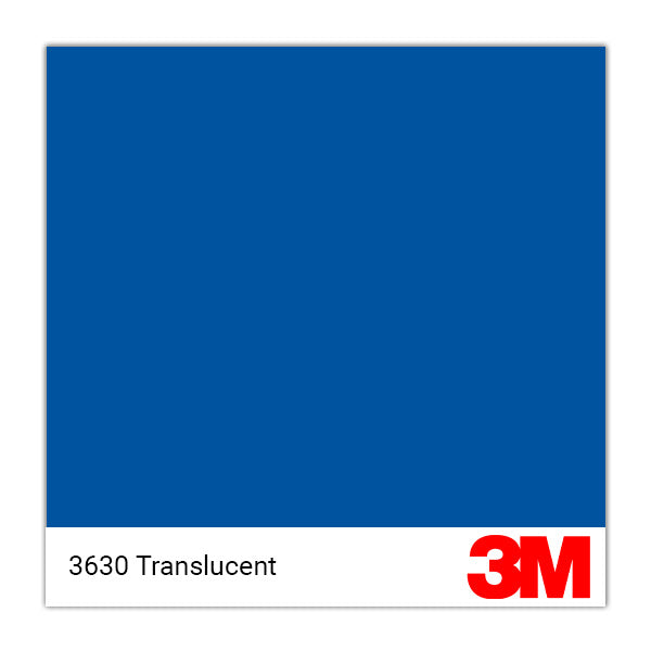 3M 3630 Translucent Graphic Film 167 Bright Blue