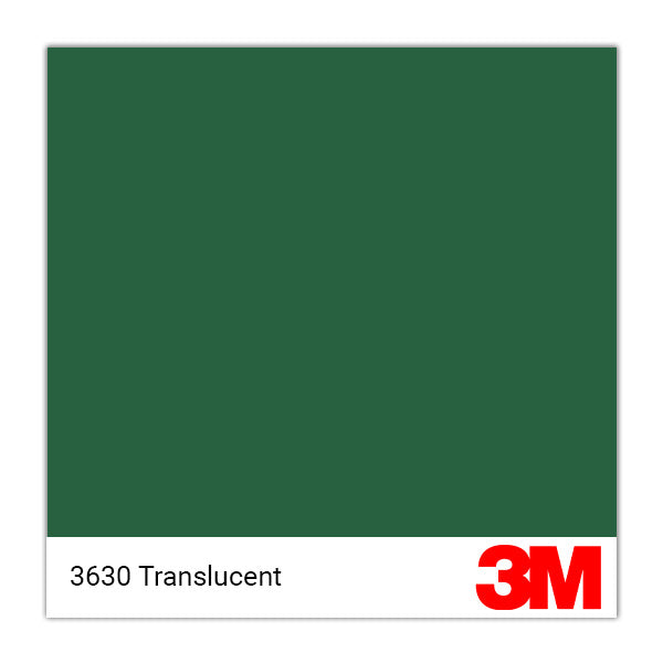 3M 3630 Translucent Graphic Film 076 Holly Green