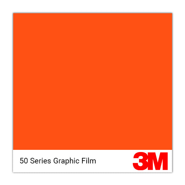3M 50 Series Graphic Film 15" 034 Bright Orange