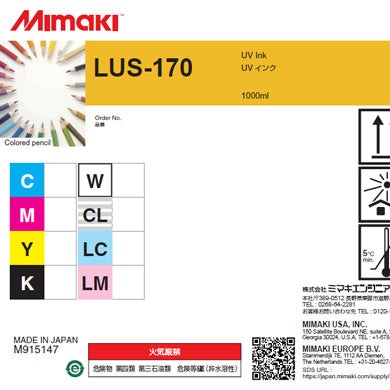 Mimaki LUS-170 UV 1L bottle Cyan