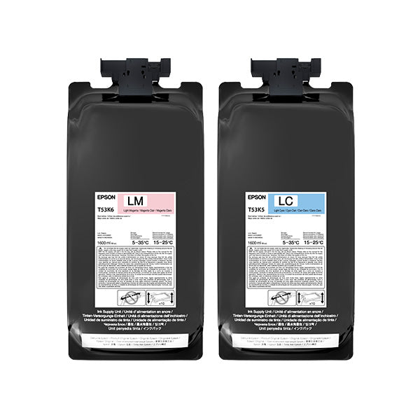 Epson T53K UltraChrome® DS Initial Ink Set Light Cyan & Light Magenta
