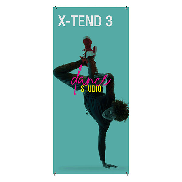 X-TEND 3 Spring Back Banner Stand