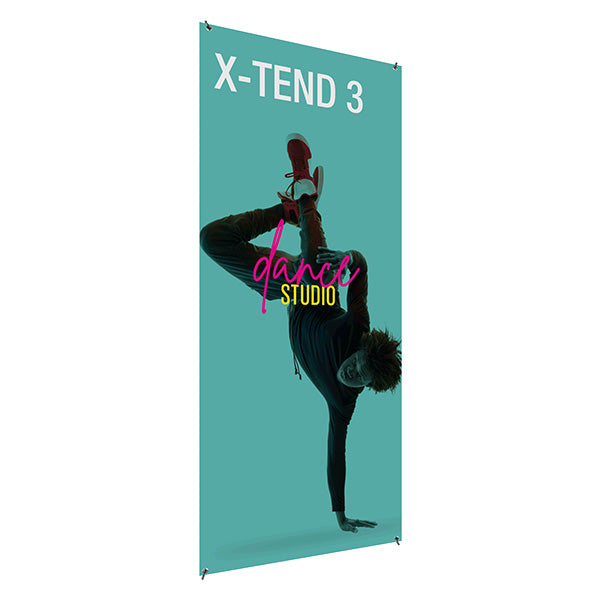 X-TEND 3 Spring Back Banner Stand
