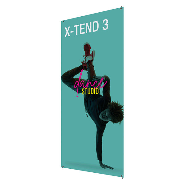 X-TEND 3 Spring Back Banner Stand