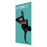 X-TEND 3 Spring Back Banner Stand