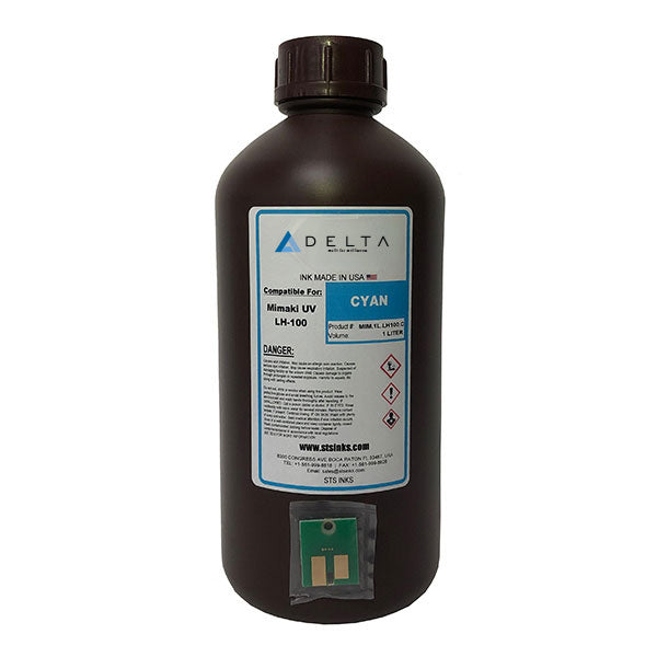 DELTA LH-100 Ink for Mimaki UV Ink - Cyan