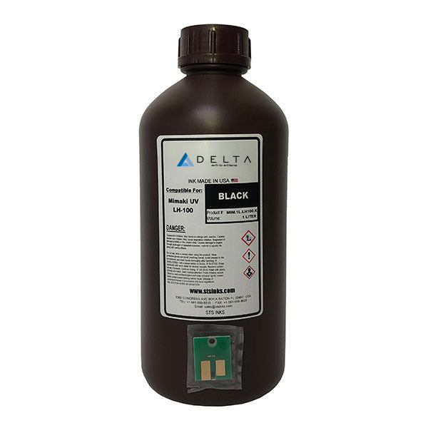 DELTA LH-100 Ink for Mimaki UV Ink - Black